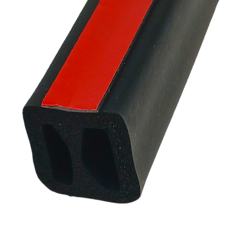 ESI Front Rail Seal XL 5 1/2' EPDM Rubber for Truck Capsâ€”Fills a Height Gap from .488" to 1" - Image 1